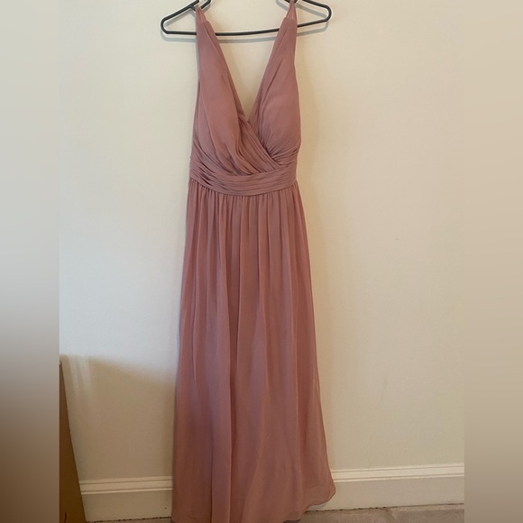 Azazie Dresses & Skirts - Azazie Kora Floor length Chiffon Dress Size 16A